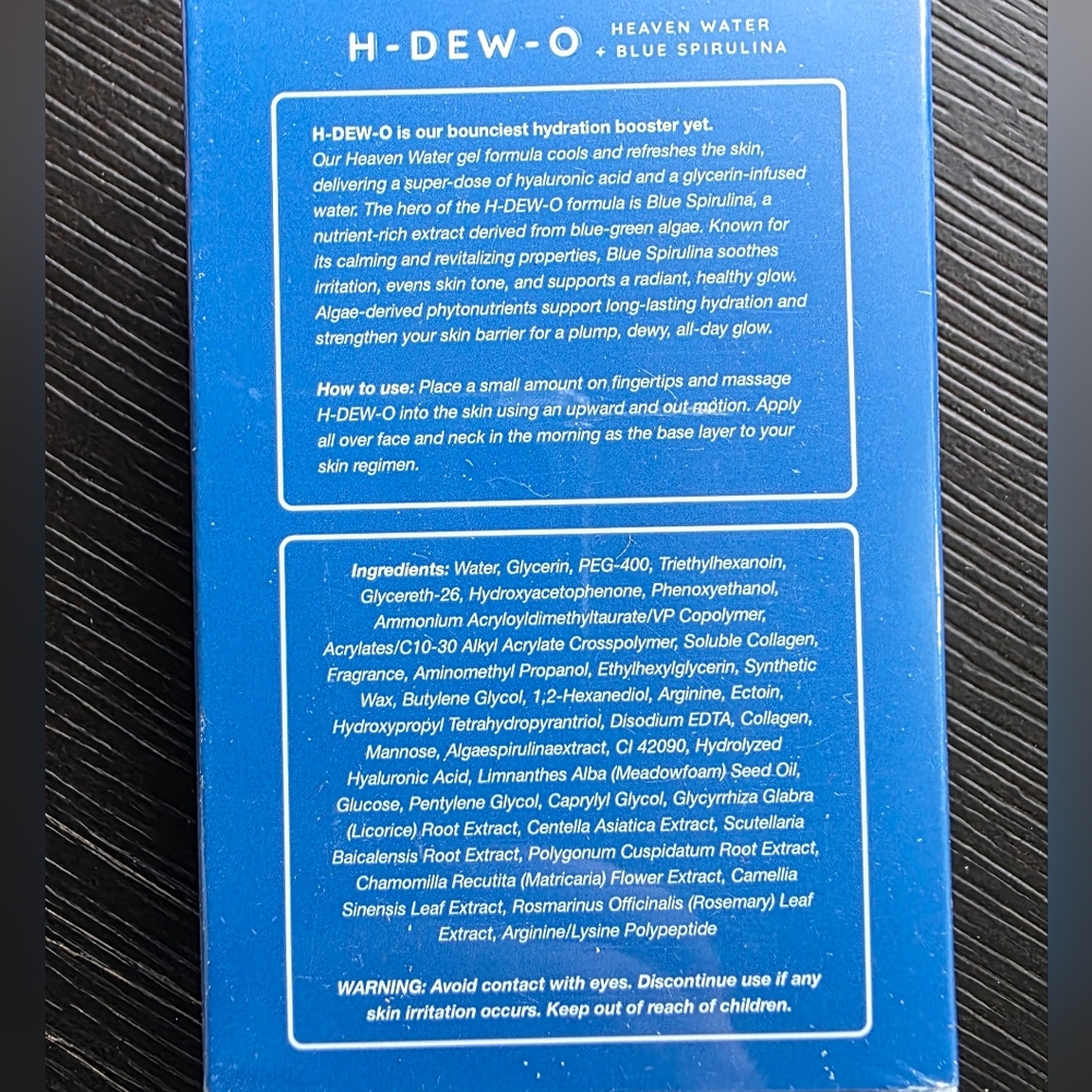 H-DEW-O Daily Gel Moisturizer - Blue - Picture 2 of 3